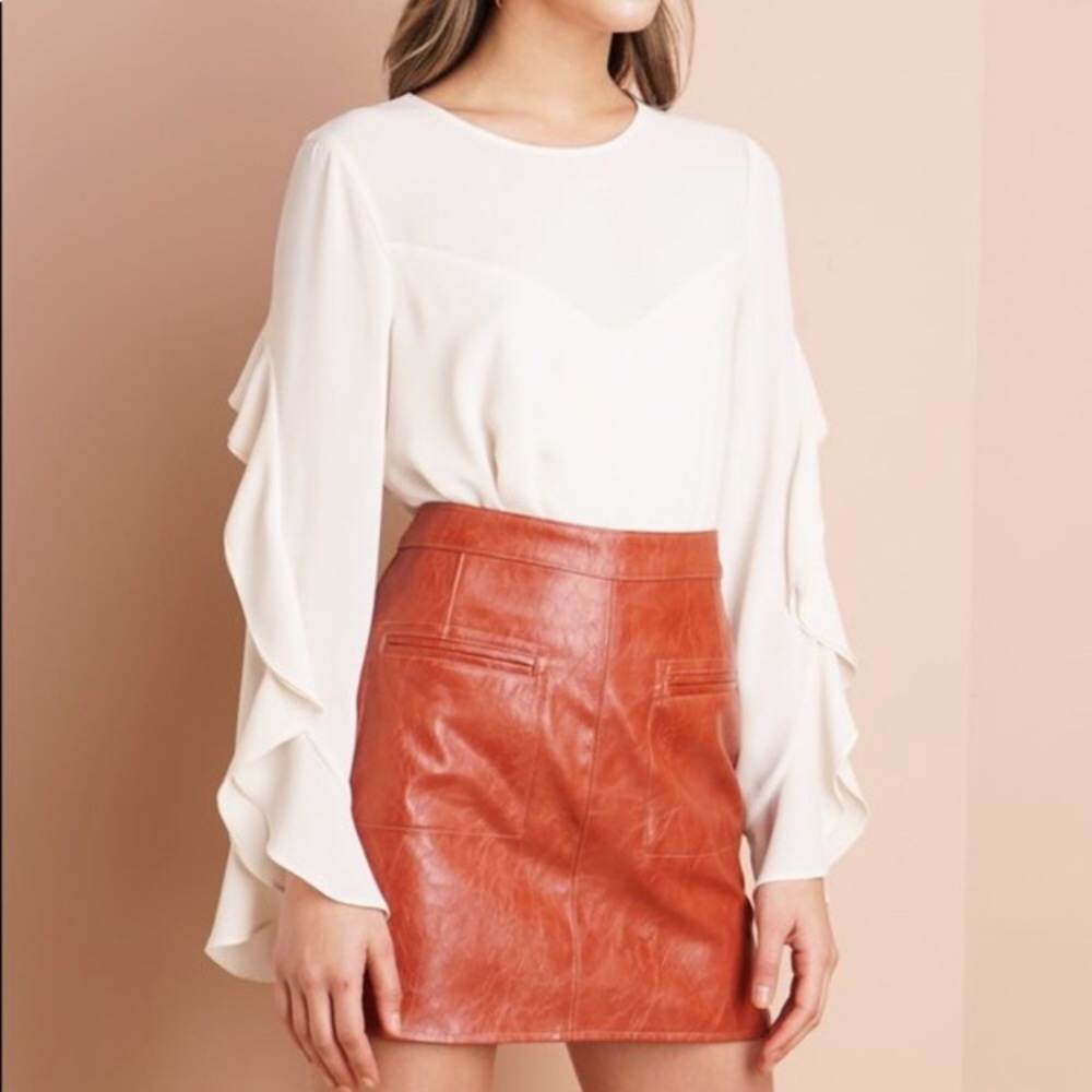 Greylin Thalia Ruffled Blouse